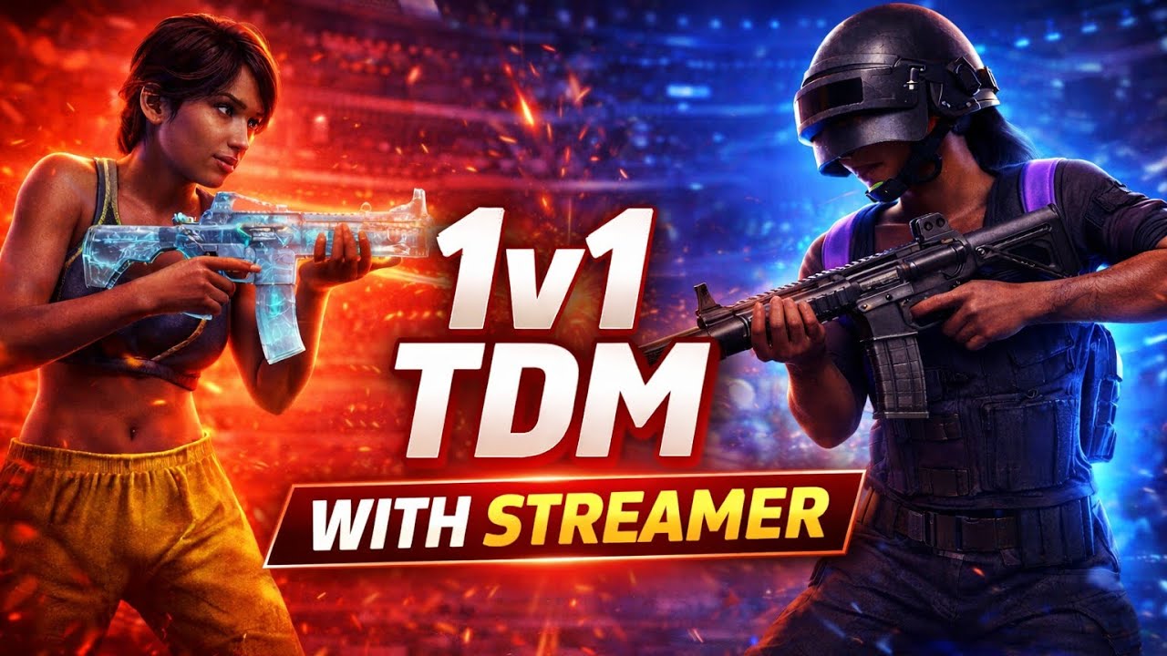 1𝗩1 𝗧𝗗𝗠 𝗥𝗢𝗢𝗠 ⚔️ 𝗪𝗜𝗧𝗛 𝗦𝗧𝗥𝗘𝗔𝗠𝗘𝗥