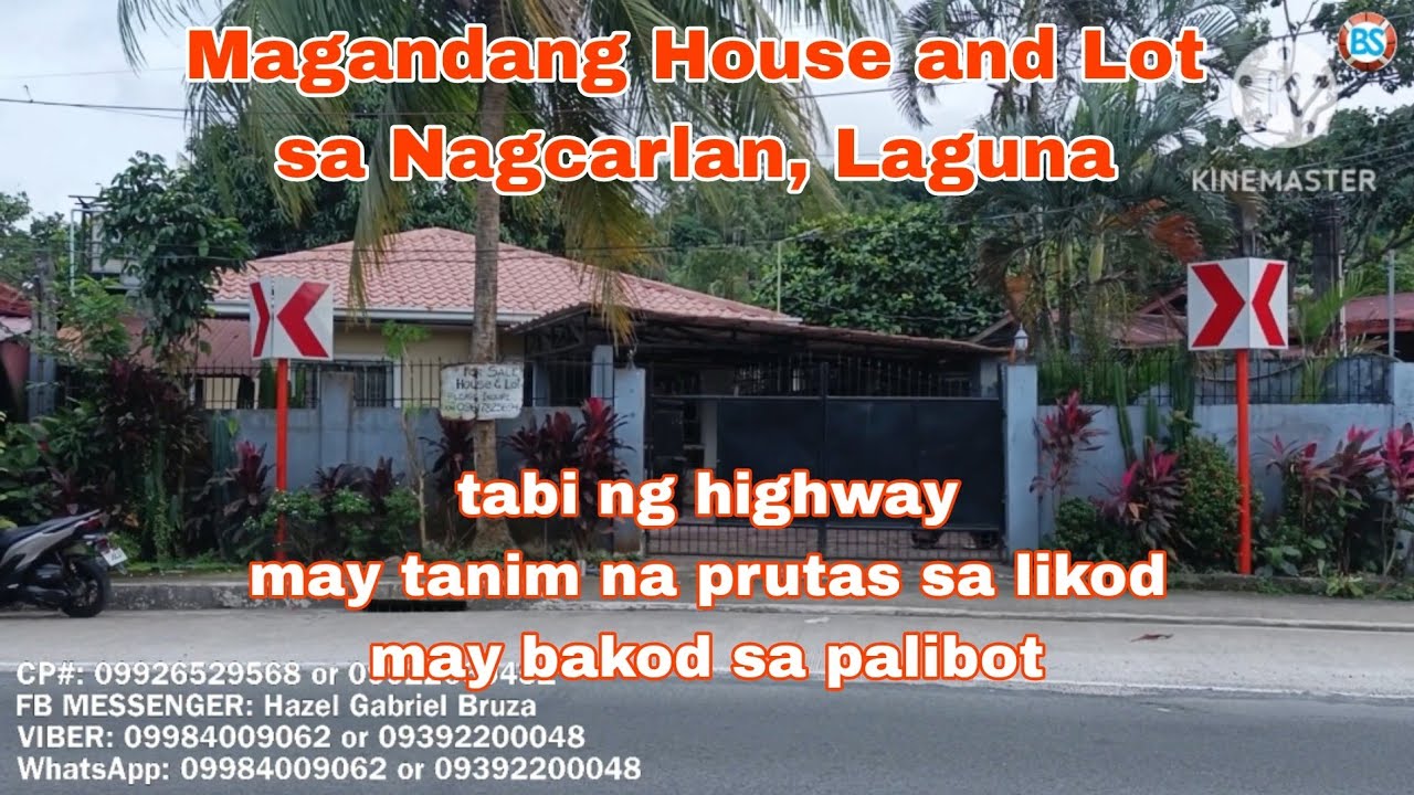 (P# 649) House and Lot 1,189 sqms @ 5.5Million price in Nagcarlan, Laguna for sale