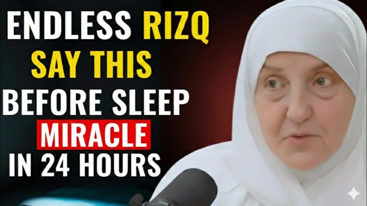 🤲✨ 1 Secret Dua for Endless Rizq | Say This Before Sleeping | Dr. Haifaa Younis 🌙💫