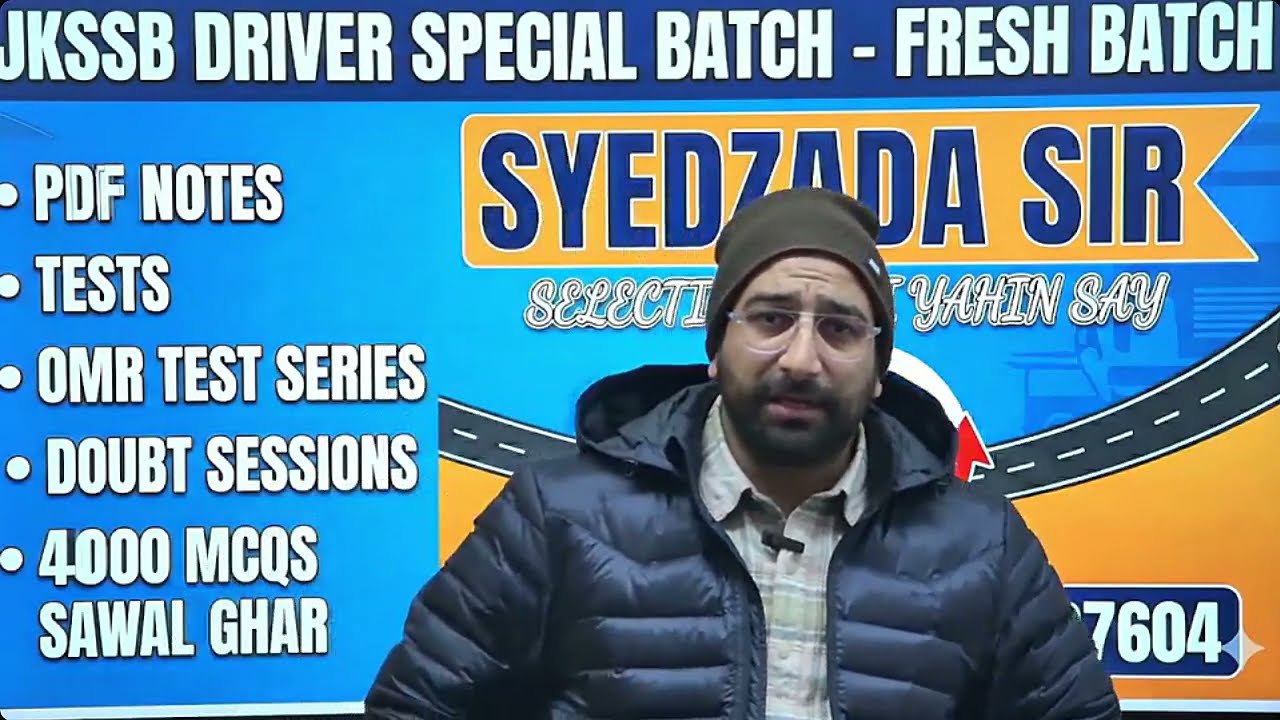 JKSSB DRIVER SYLLABUS  NEW   BATCH LAUNCHED || 9682107604 ||  @ApniJobsAcademyCompetitiveexam