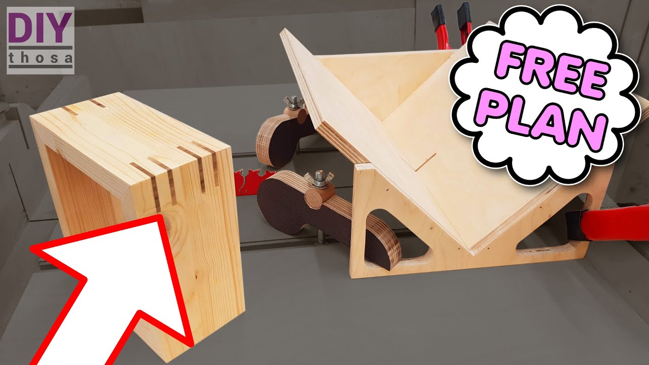 Mitre Spline Jig - for your Table Saw Sled - Download my FREE PDF PLAN