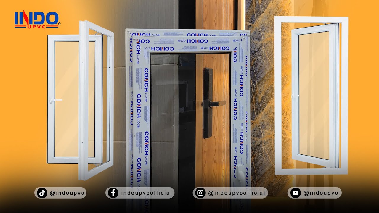Proses Produksi Jendela uPVC Single Swing #IndouPVC  #PintuuPVC #KusenuPVC #JendelauPVC