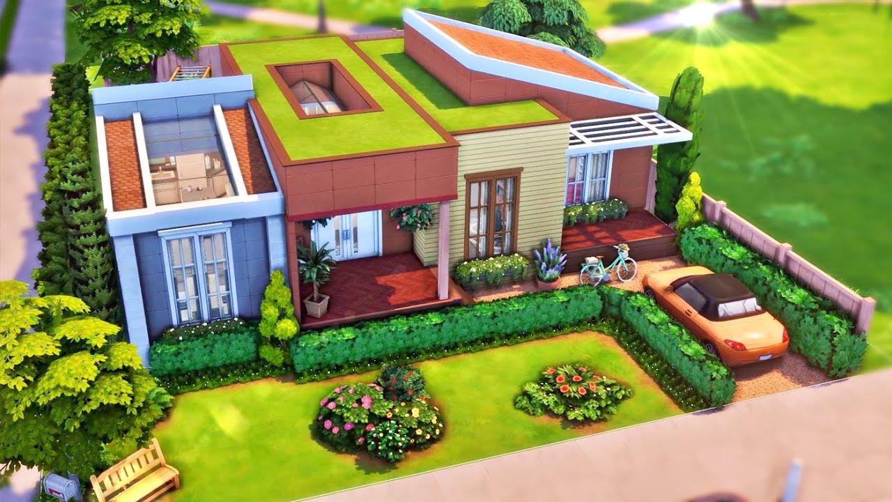BASE GAME Home ||  || The Sims 4  Speed Build - NO CC
