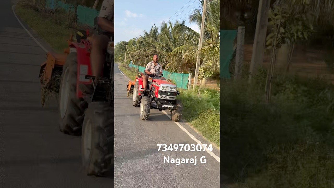 Mini tractor available in Mysore #kannada #minivlog #agriculture #automobile #trending