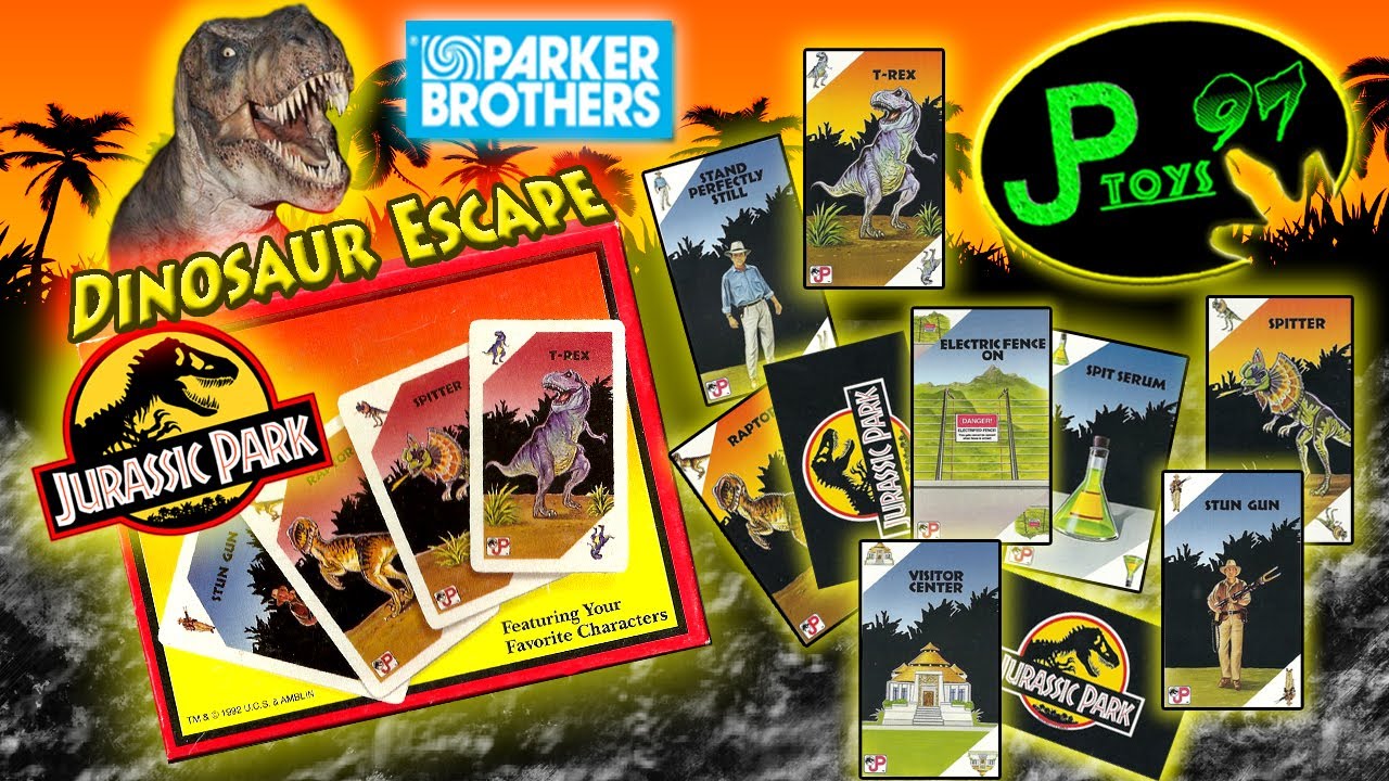 Jurassic Park Dinosaur Escape Card Game Review