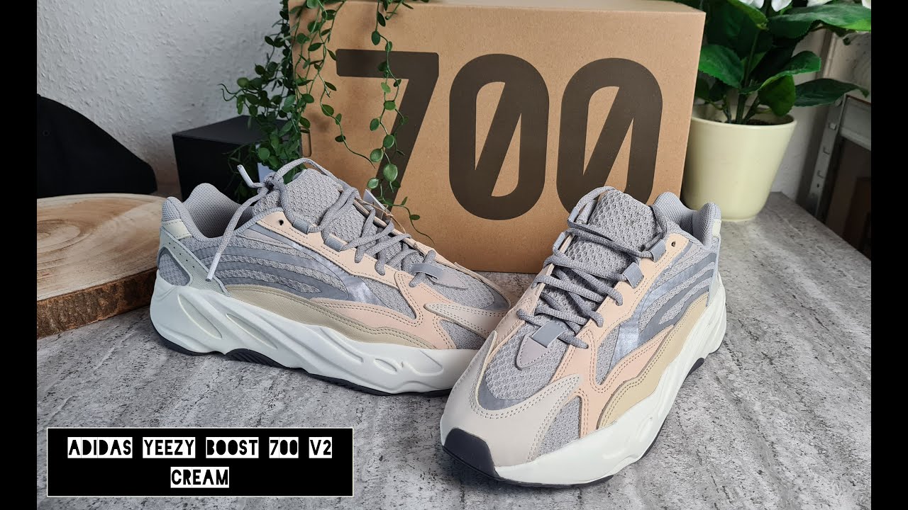 Yeezy Boost 700 V2 Cream - On Feet and Check * - Okay 84% 👟