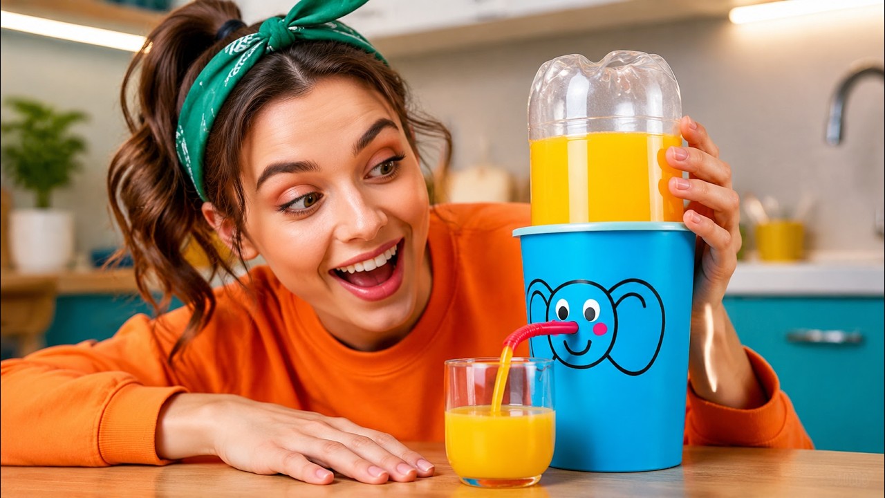 TRUCOS PARA PADRES INGENIOSOS || ¡Dispensador en miniatura! Trucos con comida saludable por 123 GO!