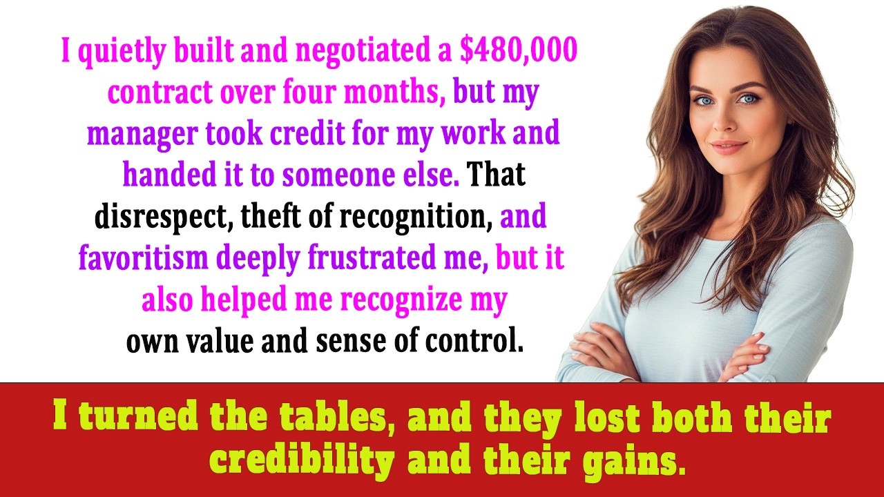 My Manager Gave My $480,000 Contract to His Brother — The Client Called Me Directly the Next Day