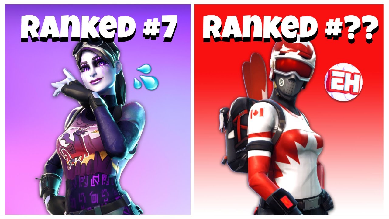 Top 10 Most TRYHARD SKINS In Fortnite Chapter 2 Season 3! (Sweaty Fortnite Skins) #oneofakind