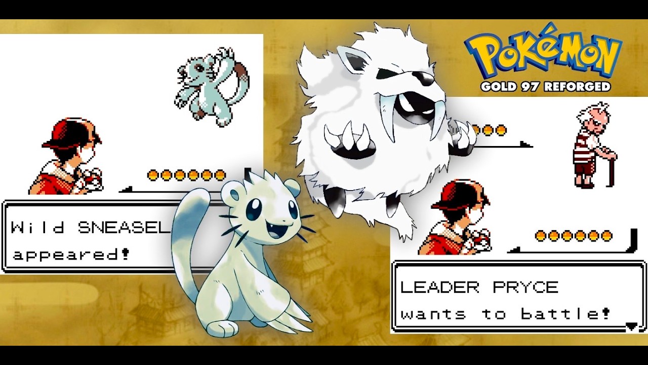 Pok&eacute;mon Gold 97 6th Gym challenge after locating Gym Leader Pryce
