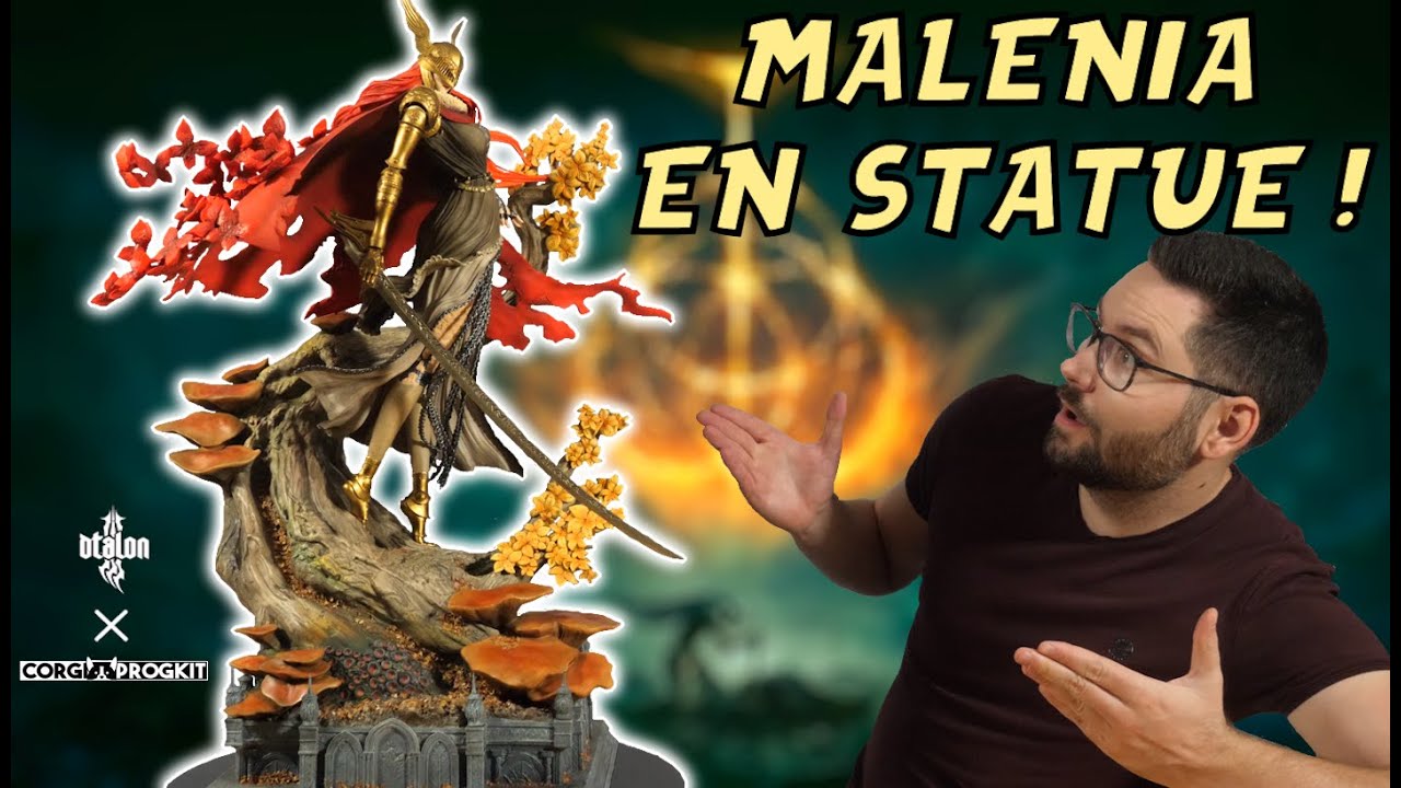 Mon BOSS Favori d'ELDEN RING : MALENIA en STATUE 1/4 ! Bluffé par la qualité