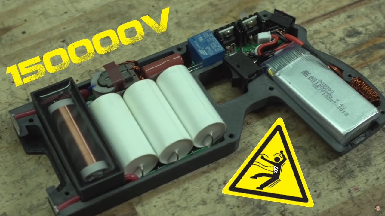 Making the 150 000 V Stun Gun ft. ElectroBOOM