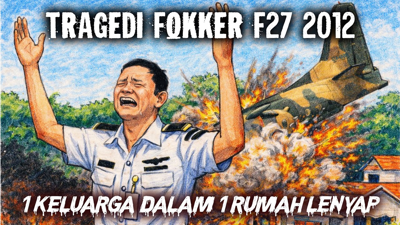 Disaat Keluarga Tenang Di Rumah, M4UT Datang Dari Langit - Insiden Fokker F27 TNI (2012)