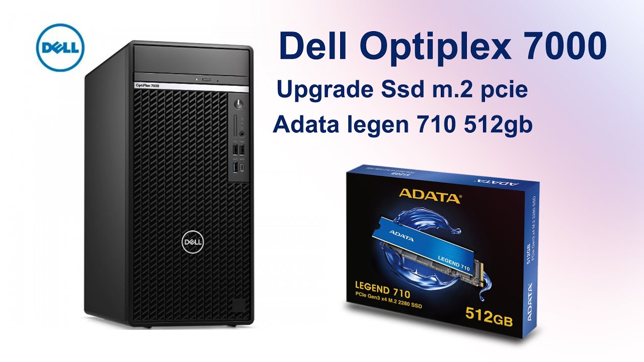 Dell Optiplex 7000 Upgrade ssd and Set Up Windows 10