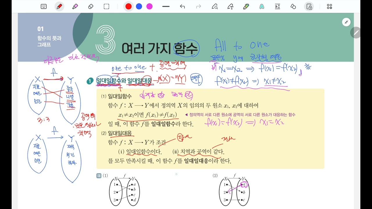 여러가지함수 & 함수의 개수