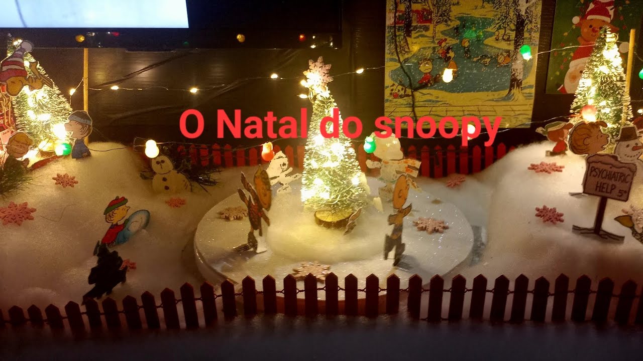 E assim ficou o meu Natal do snoopy #natal #doll#snoopy#decoracao