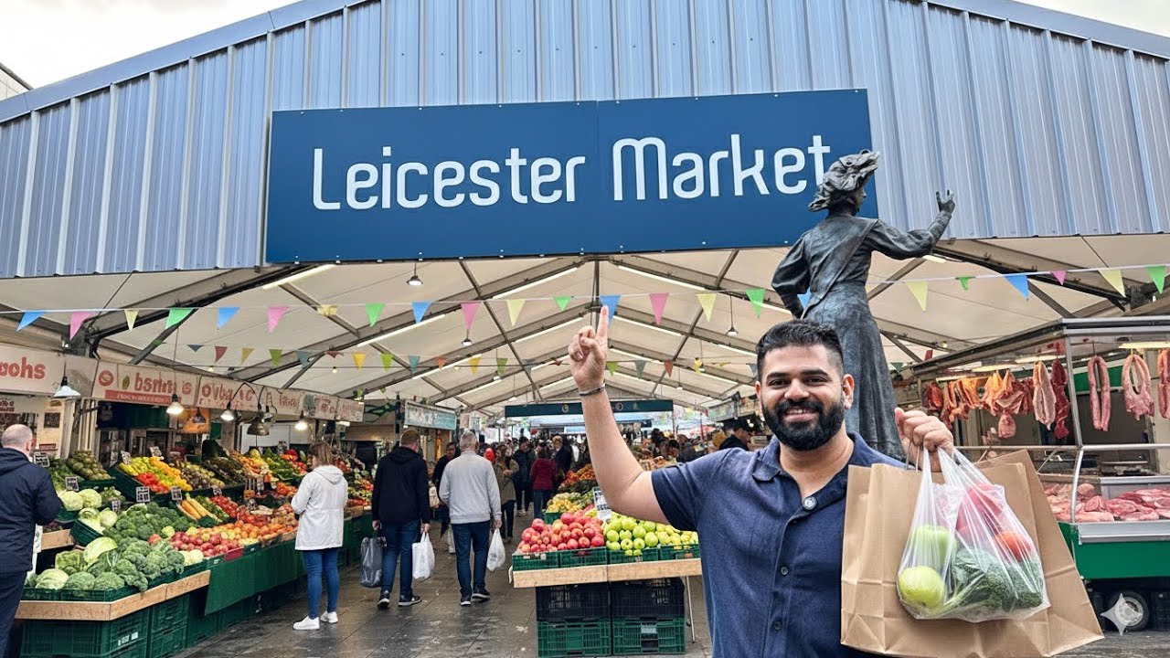 ഇത്രയും വൃത്തിയുള്ള മാർക്കറ്റോ! UK യിലെ ഒരു VEGETABLE,FRUITS, FISH & MEAT MARKET.