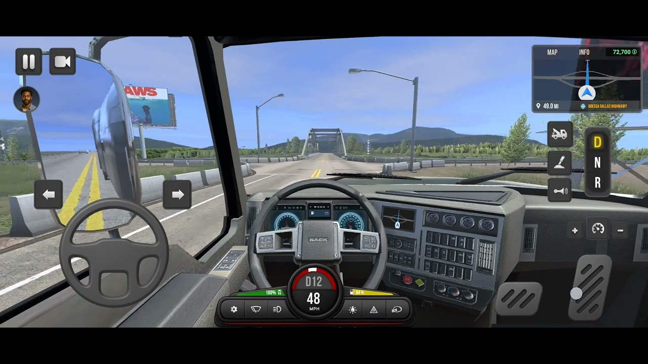 Truck driving game