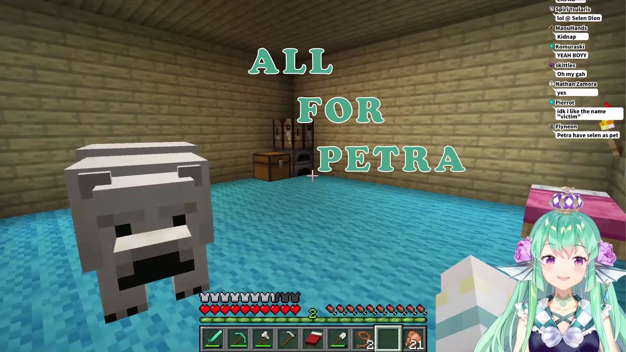Finana gave Petra a Pet Bear 【NIJISANJI EN | Finana Ryugu】