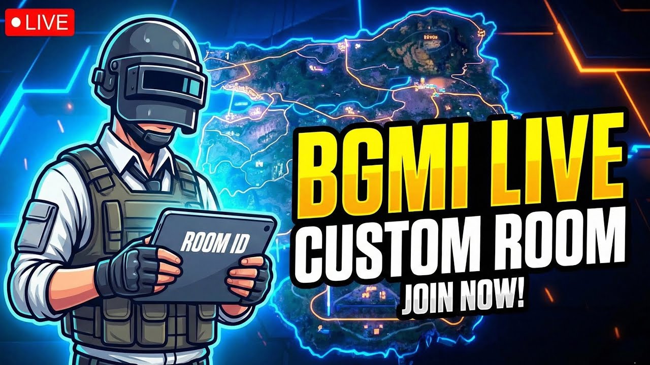 BGMI LIVE CUSTOM ROOM  BGMI CUSTOM GAMPLAY BGMI CUSTOM ROOM LIVE FREE FUN CUSTOM BGMI LIVE