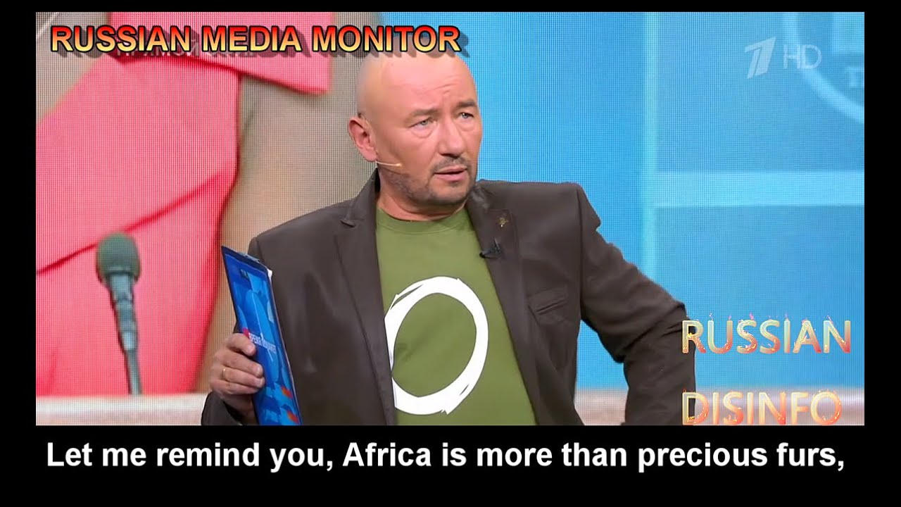 Russian state TV discusses Africa and Central Asia