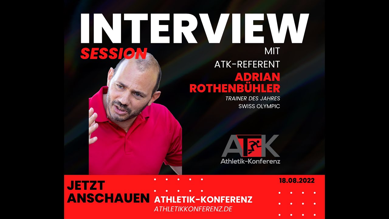 Interview mit Adrian Rothenbühler. Schweizer Trainer des Jahres, u.a. von Mujinga Kambundji.