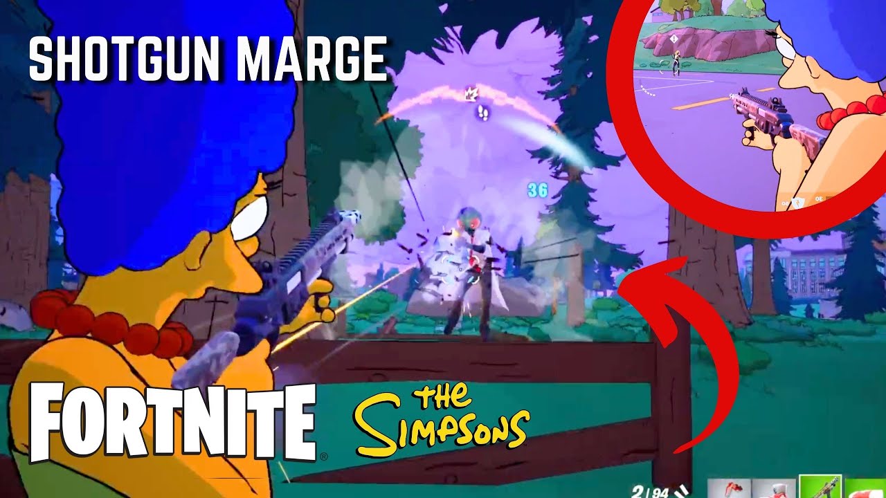 Fortnite Simpsons Adventures - Shotgun Marge
