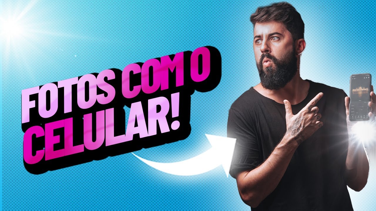 Como fotografar com o celular em nível PROFISSIONAL - Simples demais!