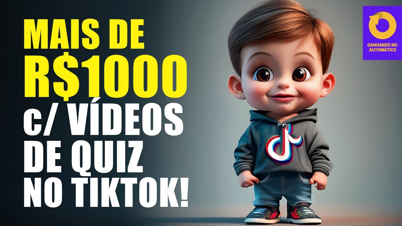 Faça vídeos de Quiz no TikTok e ganhe mais de R$10