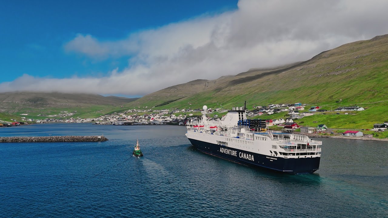 Cruise Arrival in Vágur – Faroe Islands | Tourism Film