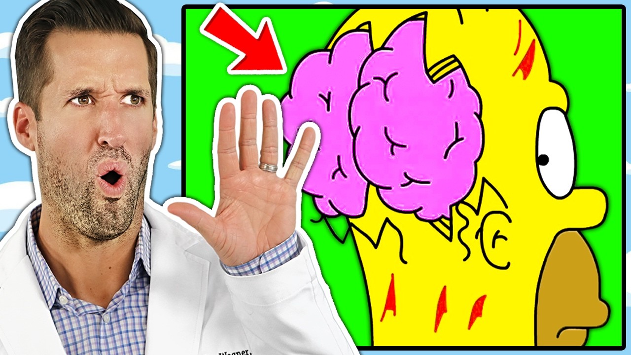 Doctor ER смотрит медицинские сцены из Симпсоны | Сборник (ЧАСТЬ 2)