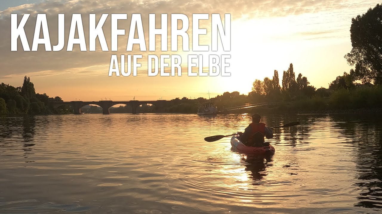 Ich bin das erste mal auf der ELBE paddeln! 🛶 KANU/KAJAK TOUR