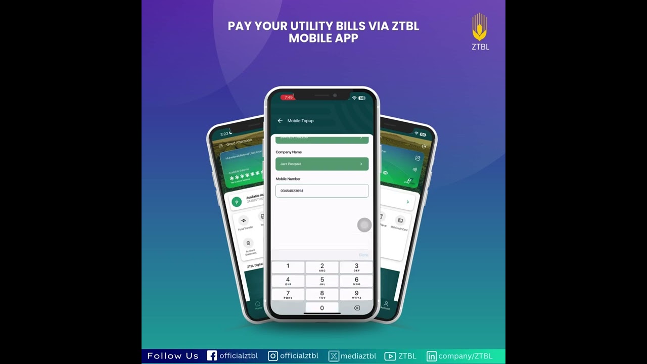 ZTBL Mobile App &ndash; Recharge Made Simple 💳📲