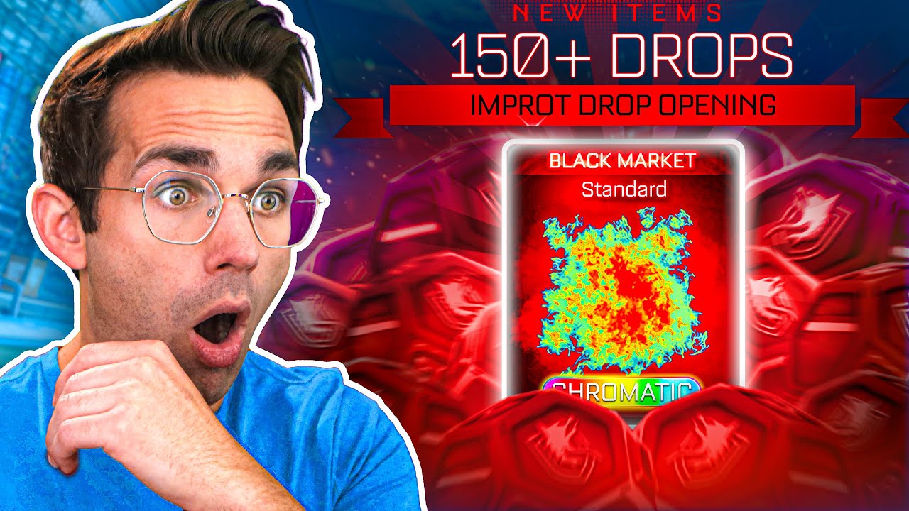 Открываем СОТНИ РАСКРАШЕННЫХ предметов! (Открытие более 200 предметов из Rocket League Deluxe Drop)