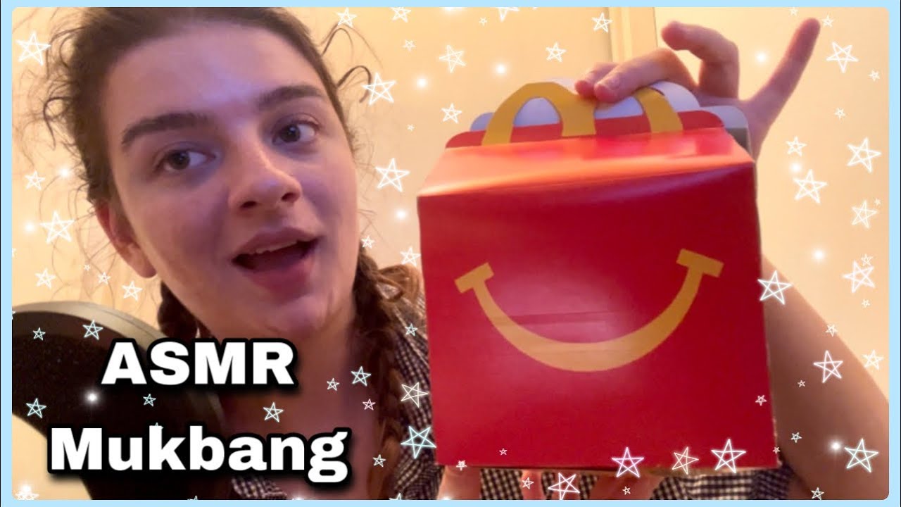 Lofi ASMR McDonald’s Mukbang & Chit-Chat | Soft spoken whispers, Mouth sounds, Tapping & Crinkles…