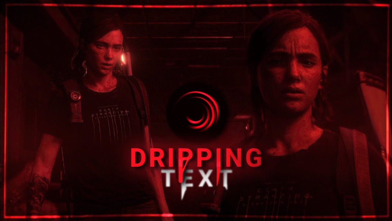 dripping text tutorial on alight motion (+Preset)