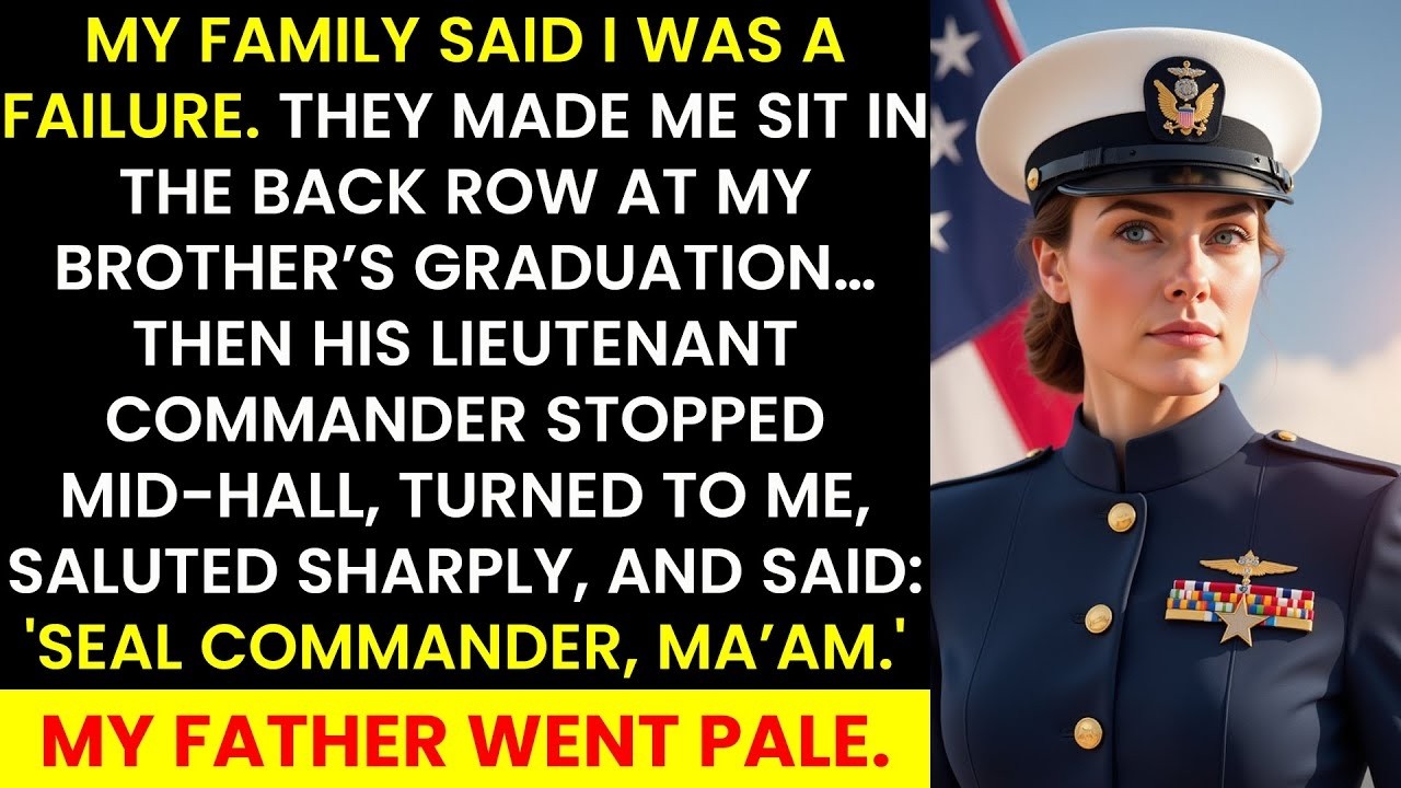 Family Said I Failed — Then His Lieutenant Commander Saluted Me “SEAL Commander, Ma’am”