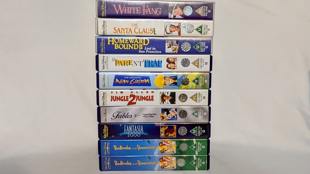 Sealed Disney VHS Tapes