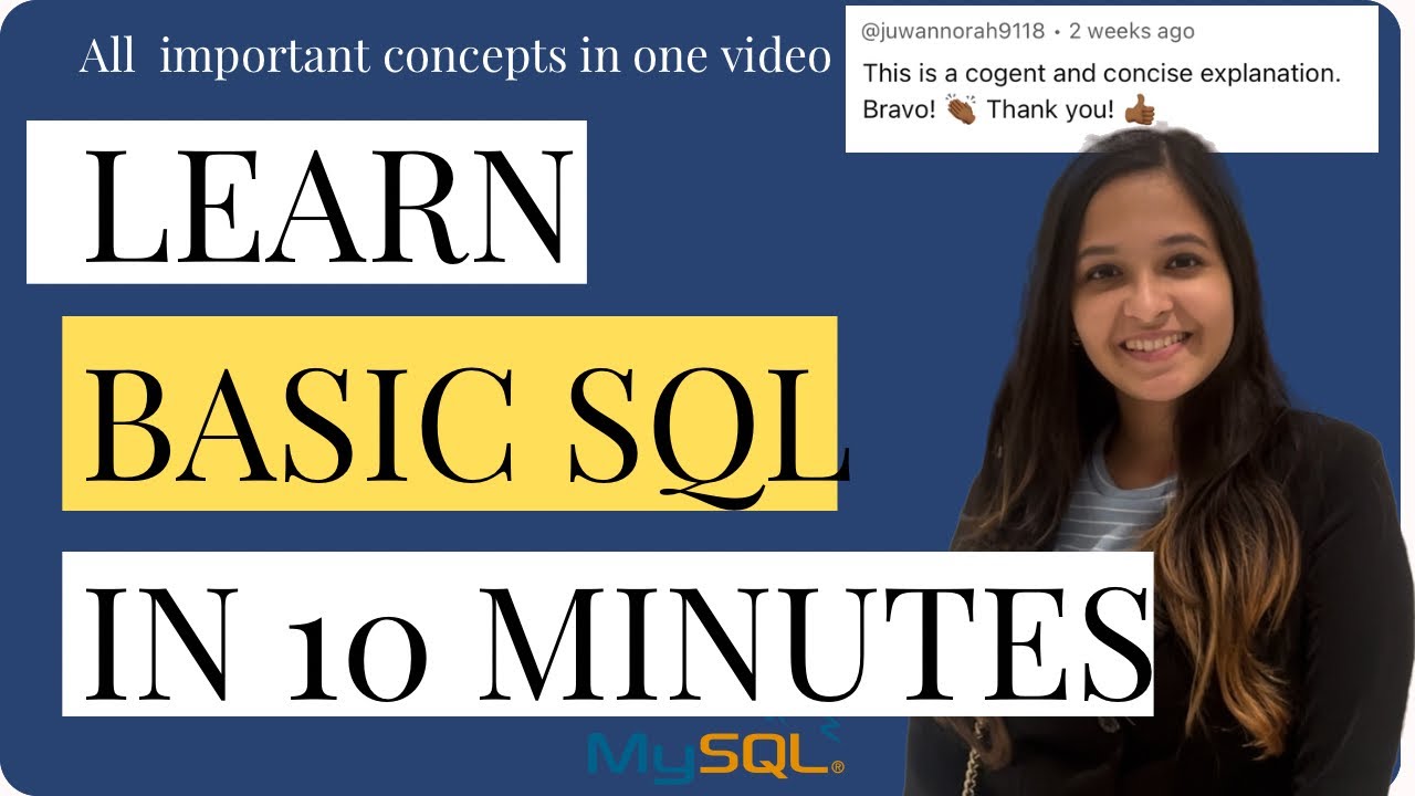 Изучите SQL за 10 минут — ВСЕ КОНЦЕПЦИИ | SQL для начинающих #sqlinterviewвопросыиответы