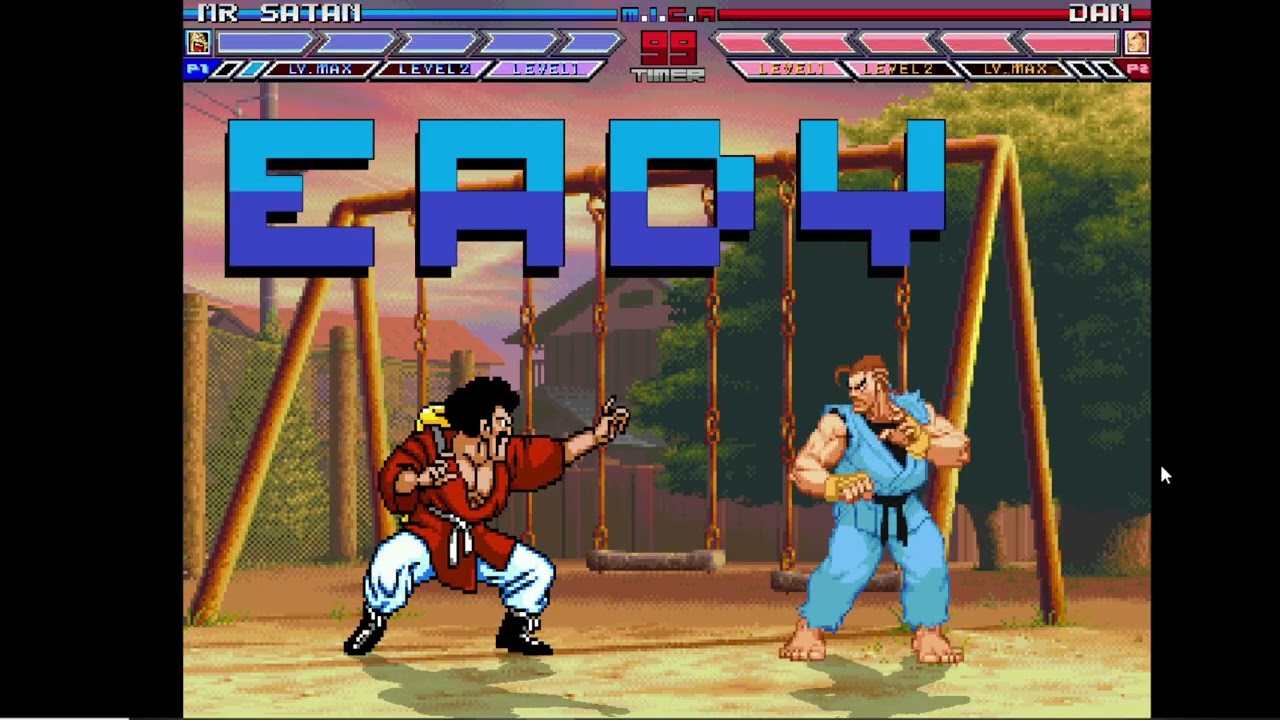 Karane MUGEN Battle #261: Mr Satan vs Dan Hibiki