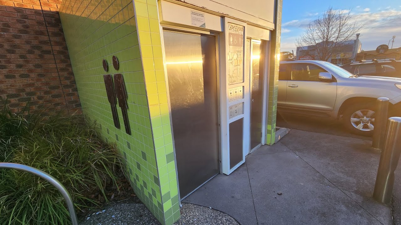 Exeloo Automatic Public Toilet Next to Aviation Road in Laverton, VIC