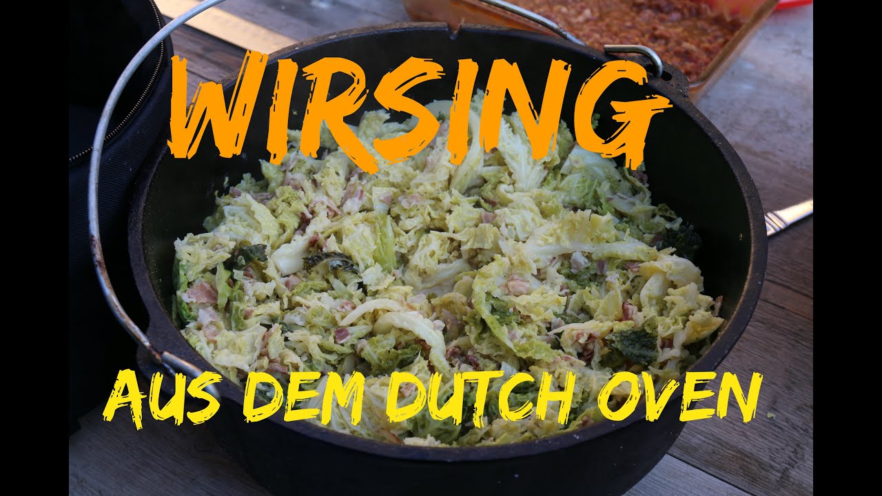 Wirsing aus dem Dutch Oven - Beilagenrezept für die Wintergrillküche