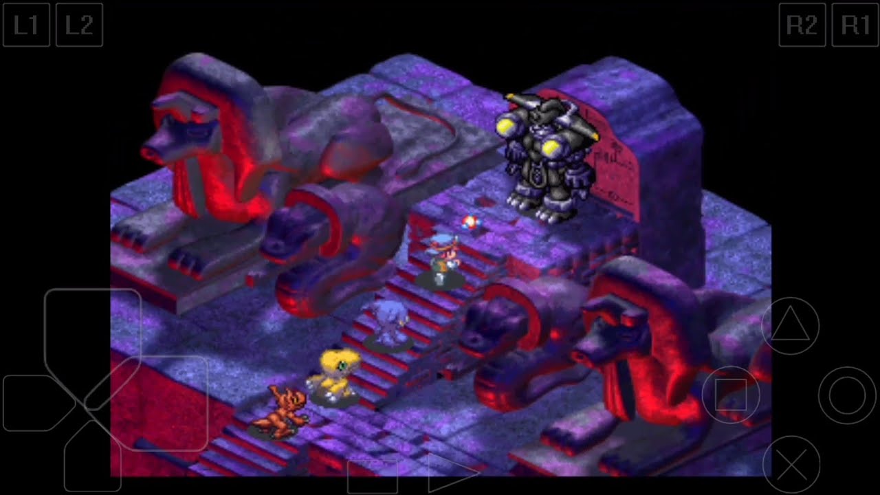 F Imperialdramon VS Black Mega Gargomon | Digimon World 2003 PS1 Pro Gameplay