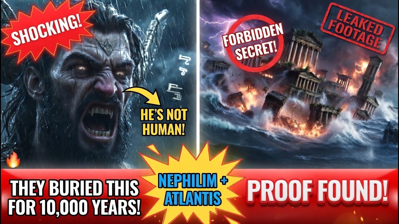 Нефилимы построили Атлантиду, а потоп уничтожил всё.