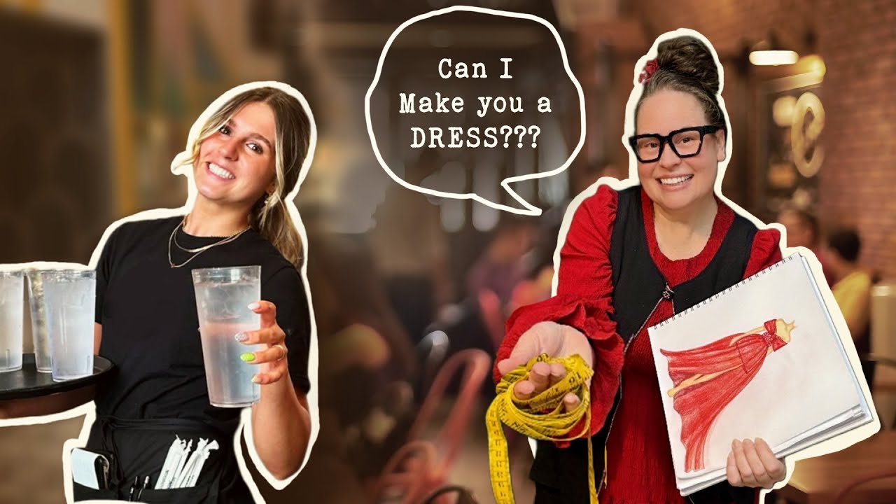 Asking Strangers to Make THEIR DREAM DRESS!!