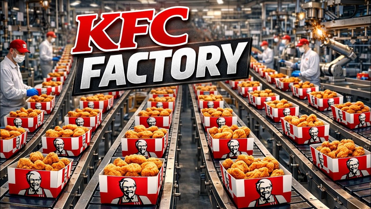 Inside KFC Process 😱 | How KFC Chicken Is Made in Factory