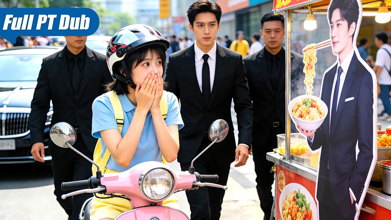 A garota gritou elogiando o CEO do pôster por ser gostoso, mas ele apareceu atrás dela na hora!!