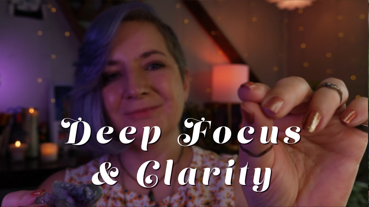 Deep Focus & Mental Clarity - Reiki with ASMR - No Talking - Hand Movements - Visual ASMR