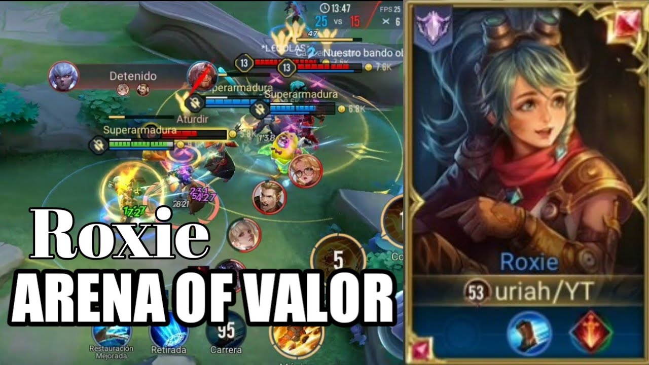 Roxie Gameplay |ARENA OF VALOR|