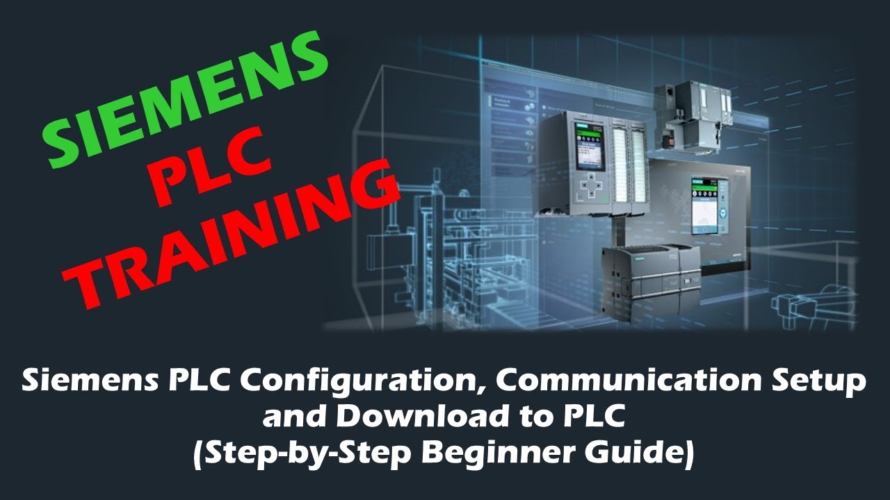 Siemens Hardware Configuration, Communication Setup &Download to PLC (TIA V20 Step-by-Step Beginner)